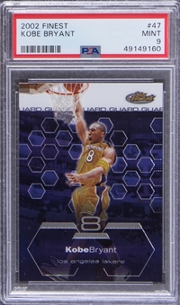 2002-03 Topps Finest #47 Kobe Bryant - PSA MINT 9